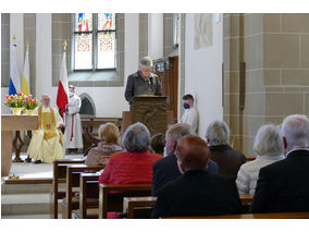 Festgottesdienst für die Kommunionjubilare an Ostermontag (Foto: Karl-Franz Thiede)